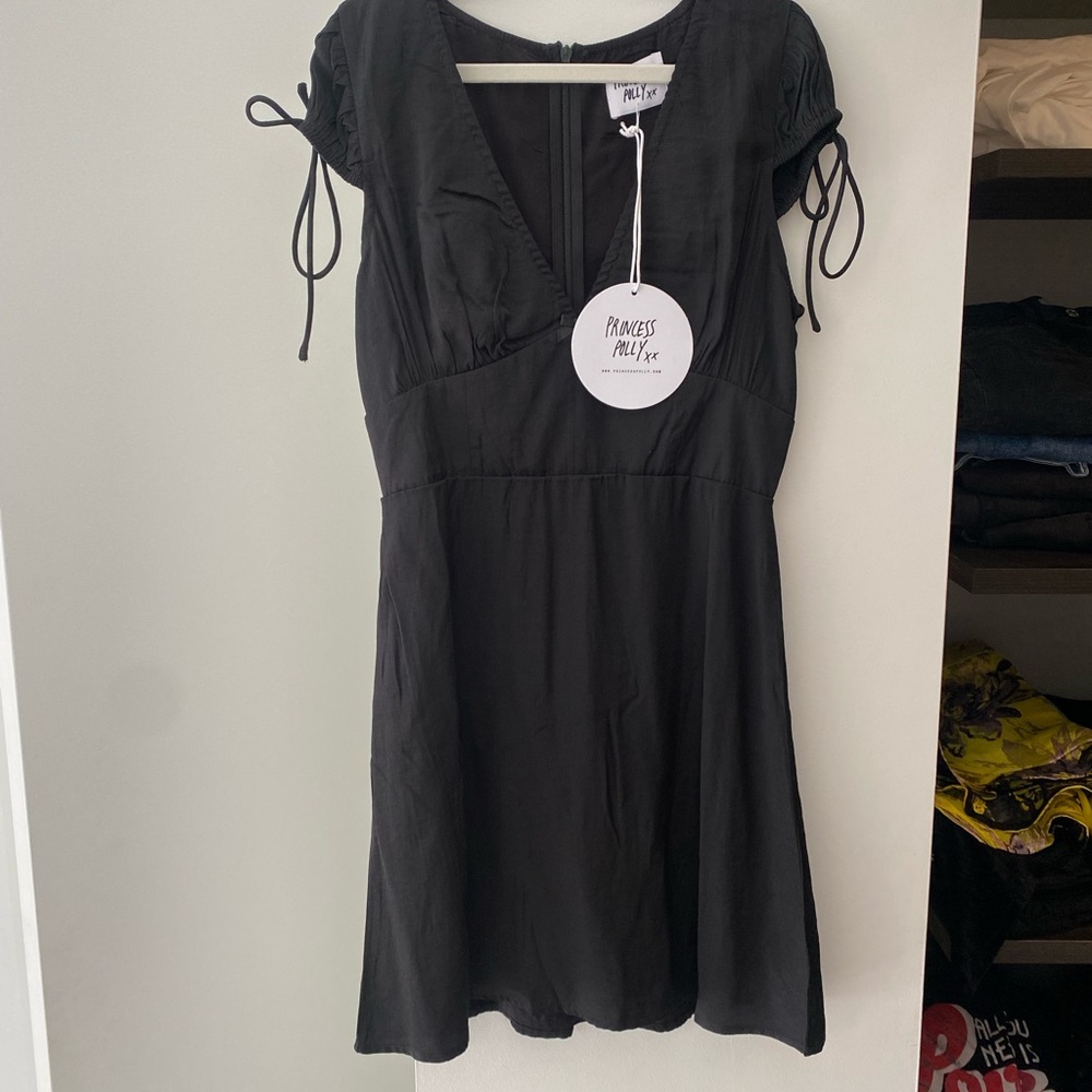 NWT princess Polly black mini dress